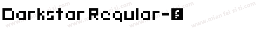 Darkstar Regular字体转换